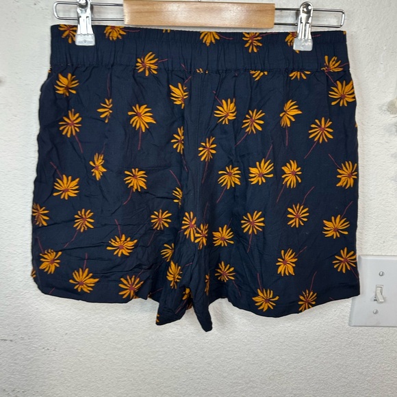 Madewell High Waist Blue and Yellowish Orange Shorts small - Picture 3 of 5